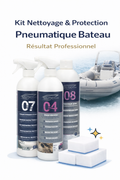 Kit Nettoyage & Protection Pneumatique Bateau – Résultat Professionnel