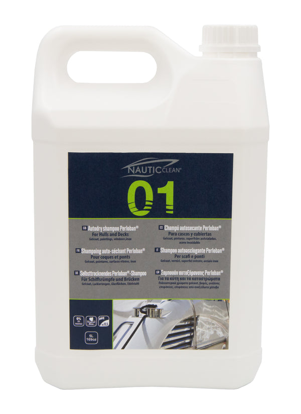 Nautic Clean 01 Shampoing auto-séchant 5L