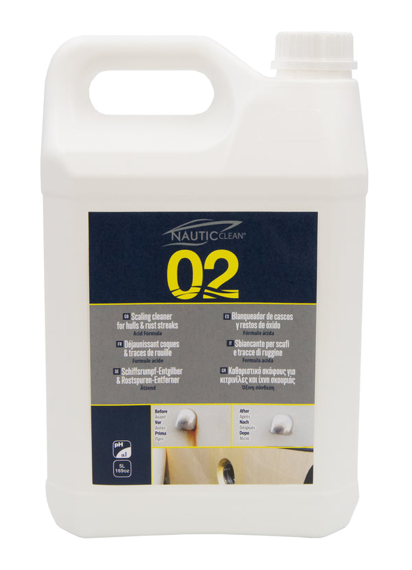 Nautic Clean 02 Déjaunissant coque 5L