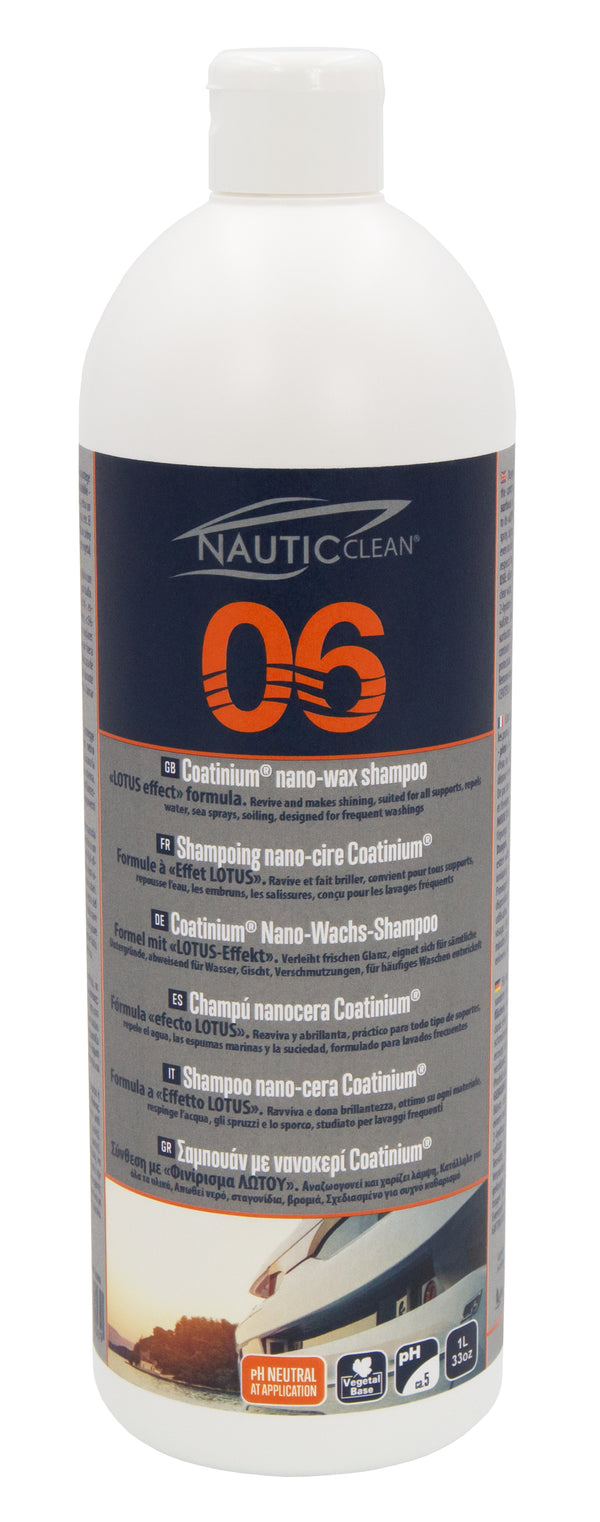 Nautic Clean 06 Shampoing nano cire Coatinium 1L