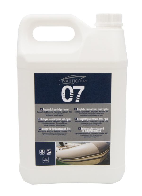 Nautic Clean 07 nettoyant pneumatique semi rigide 5 L
