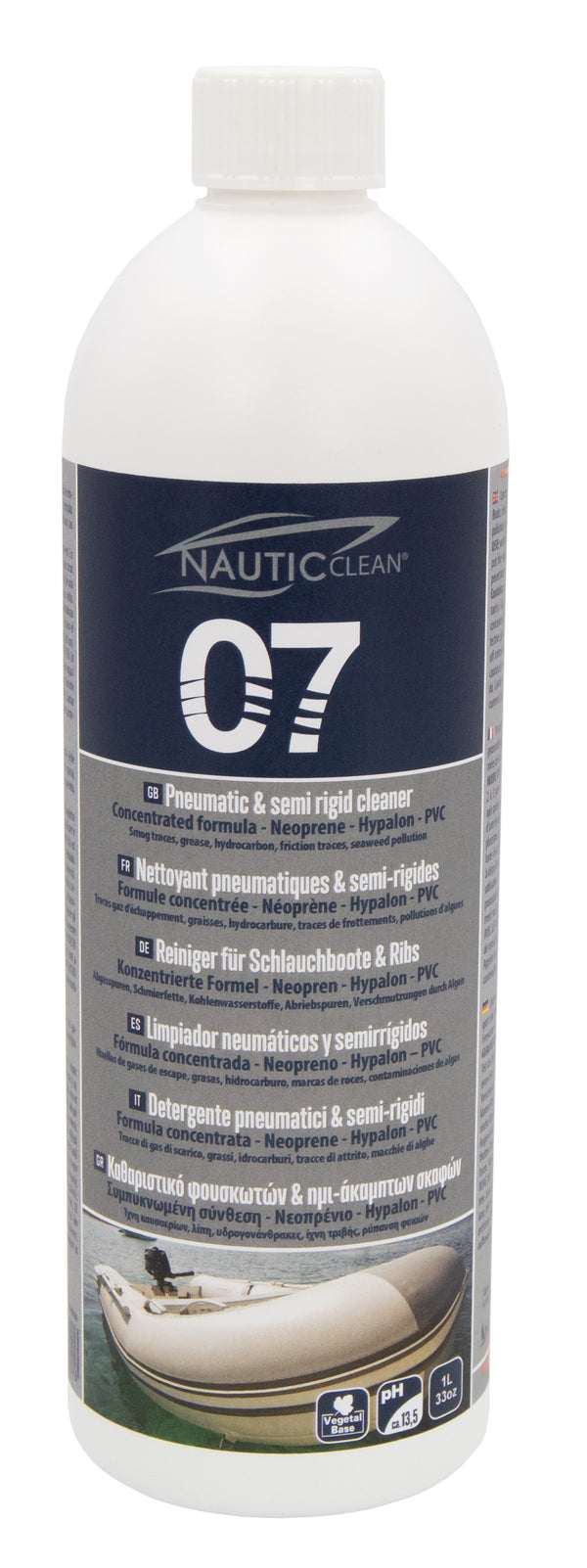 Nautic Clean 07 nettoyant pneumatique semi rigide 1 L