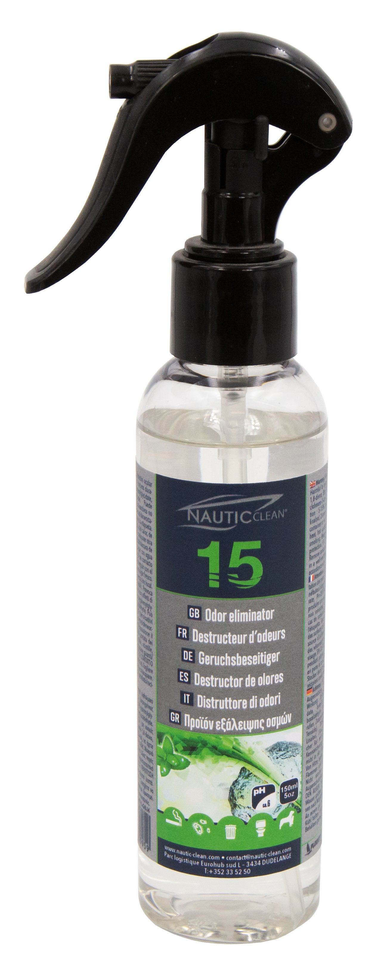 Nautic Clean 15 Destructeur d'odeur 150ML