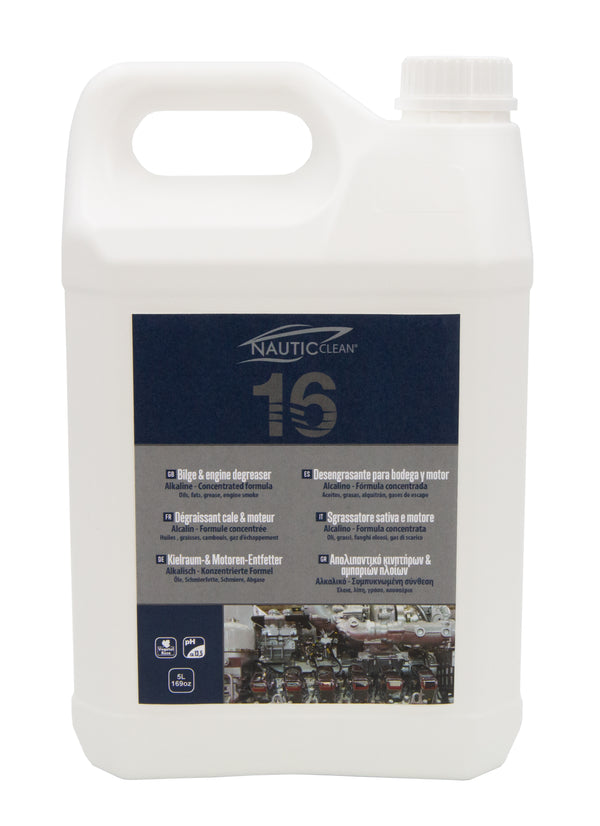 Nautic Clean 16 Degraissant cales et moteurs 5L