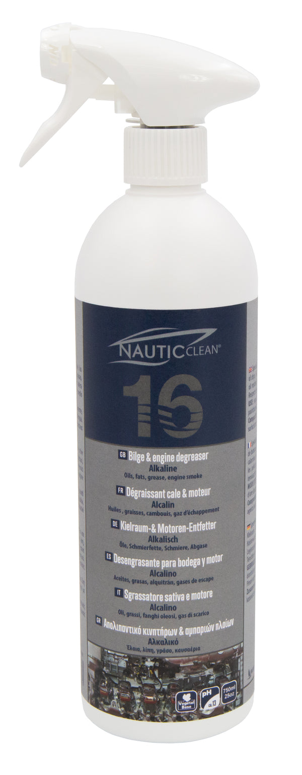 Nautic Clean 16 Dégraissant cales et moteurs 750ML