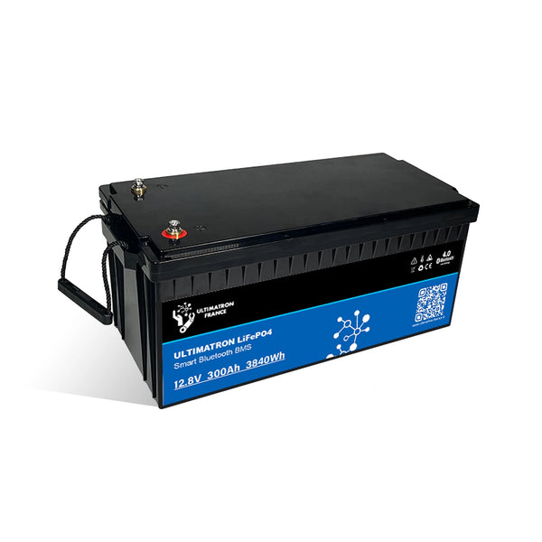 Batterie au lithium Ultimatron LiFePO4 12.8V 300Ah Avec Bluetooth et Smart BMS intégré