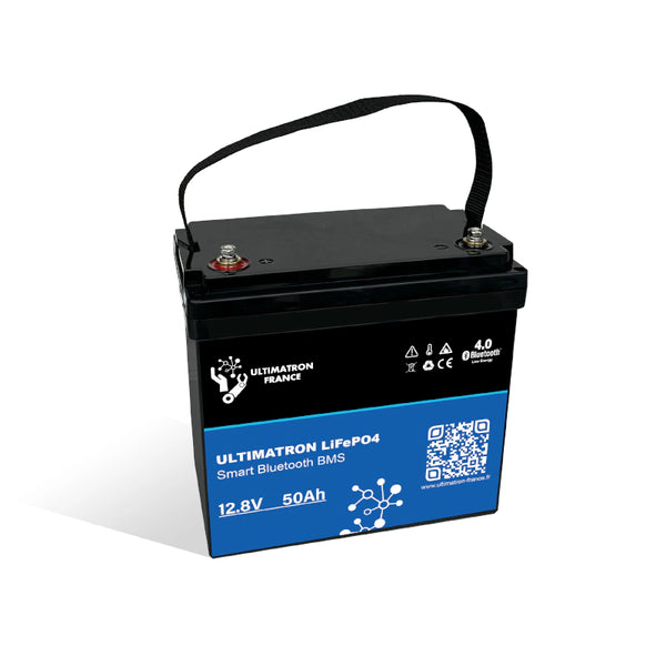Batterie au lithium Ultimatron LiFePO4 12.8V 50Ah